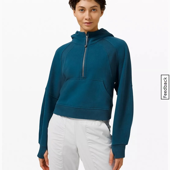 lululemon athletica Tops - Lululemon Scuba Oversized 1/2 Zip Hoodie